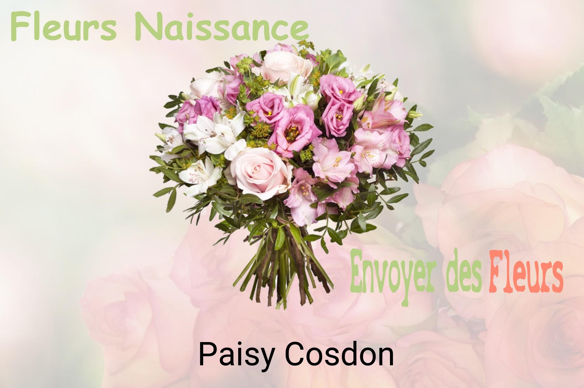 Bouquet de fleurs de naissance livré à Paisy-Cosdon